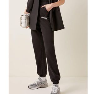 Sporty & Rich black health club sweatpants L